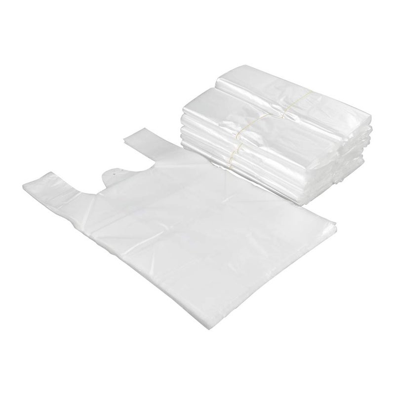 Begale 480 Count Plastic T-Shirt Shopping Bags, Reusable Carryout Bags - Image 1